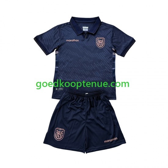 Uit Tenue van Ecuador Kind 2-13 jaar WK 2026 Korte Mouw