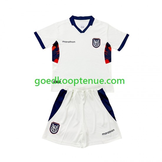 3de Tenue van Ecuador Kind 2-13 jaar WK 2026 Korte Mouw
