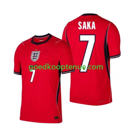 Uit Tenue van Engeland Bukayo Saka 7 Heren WK 2026 Korte Mouw