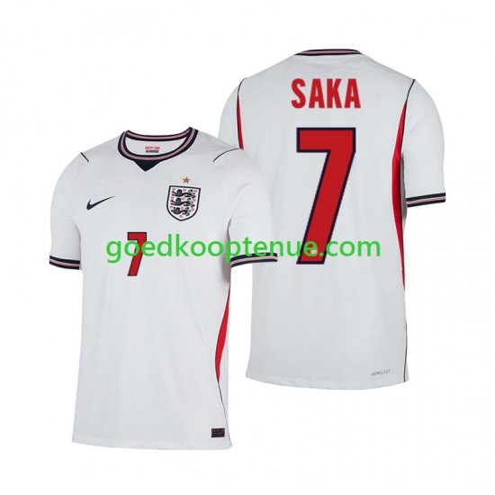 Thuis Tenue van Engeland Bukayo Saka 7 Heren WK 2026 Korte Mouw