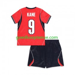 Uit Tenue van Engeland Harry Kane 9 Kind 2-13 jaar WK 2026 Korte Mouw