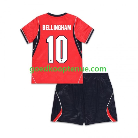 Uit Tenue van Engeland Jude Bellingham 10 Kind 2-13 jaar WK 2026 Korte Mouw