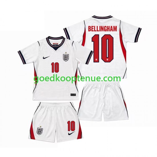 Thuis Tenue van Engeland Jude Bellingham 10 Kind 2-13 jaar WK 2026 Korte Mouw