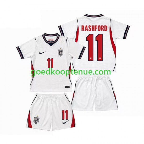 Thuis Tenue van Engeland Marcus Rashford 11 Kind 2-13 jaar WK 2026 Korte Mouw