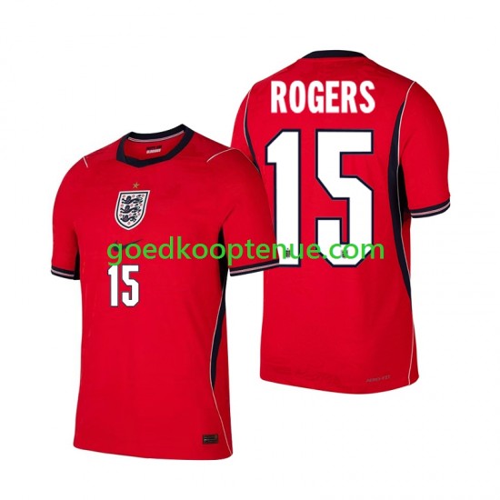 Uit Tenue van Engeland Morgan Rogers 15 Heren WK 2026 Korte Mouw