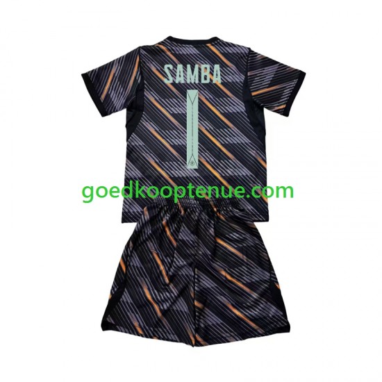 Thuis Tenue van Frankrijk Keepersshirt Brice Samba 1 Kind 2-13 jaar WK 2026 Korte Mouw