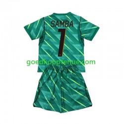 3de Tenue van Frankrijk Keepersshirt Brice Samba 1 Kind 2-13 jaar WK 2026 Korte Mouw
