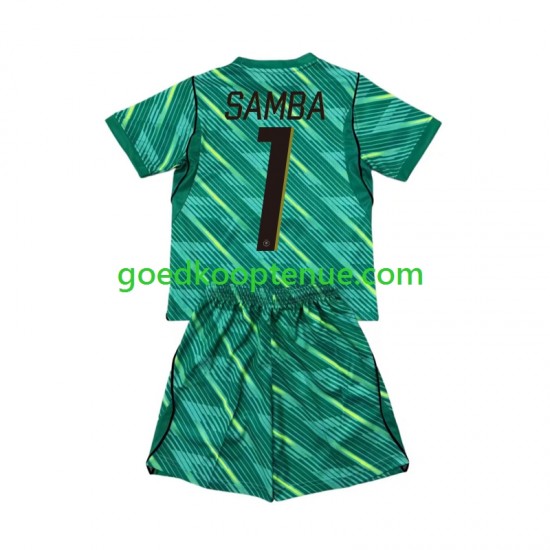 3de Tenue van Frankrijk Keepersshirt Brice Samba 1 Kind 2-13 jaar WK 2026 Korte Mouw