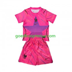 Uit Tenue van Frankrijk Keepersshirt Kind 2-13 jaar WK 2026 Korte Mouw