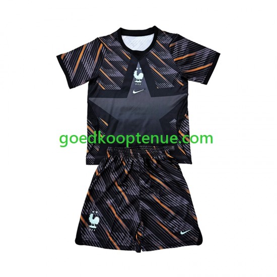 Thuis Tenue van Frankrijk Keepersshirt Kind 2-13 jaar WK 2026 Korte Mouw