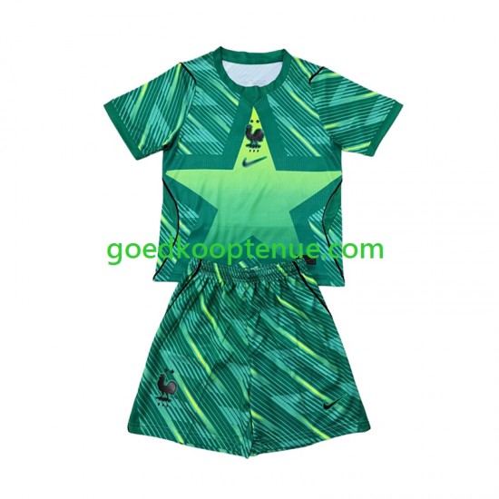 3de Tenue van Frankrijk Keepersshirt Kind 2-13 jaar WK 2026 Korte Mouw