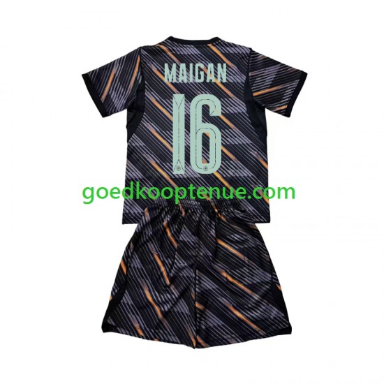 Thuis Tenue van Frankrijk Keepersshirt Mike Maignan 16 Kind 2-13 jaar WK 2026 Korte Mouw