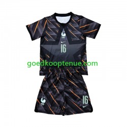 Thuis Tenue van Frankrijk Keepersshirt Mike Maignan 16 Kind 2-13 jaar WK 2026 Korte Mouw
