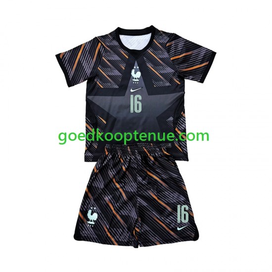 Thuis Tenue van Frankrijk Keepersshirt Mike Maignan 16 Kind 2-13 jaar WK 2026 Korte Mouw