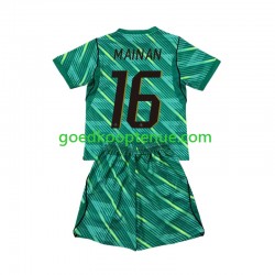 3de Tenue van Frankrijk Keepersshirt Mike Maignan 16 Kind 2-13 jaar WK 2026 Korte Mouw