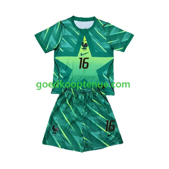 3de Tenue van Frankrijk Keepersshirt Mike Maignan 16 Kind 2-13 jaar WK 2026 Korte Mouw