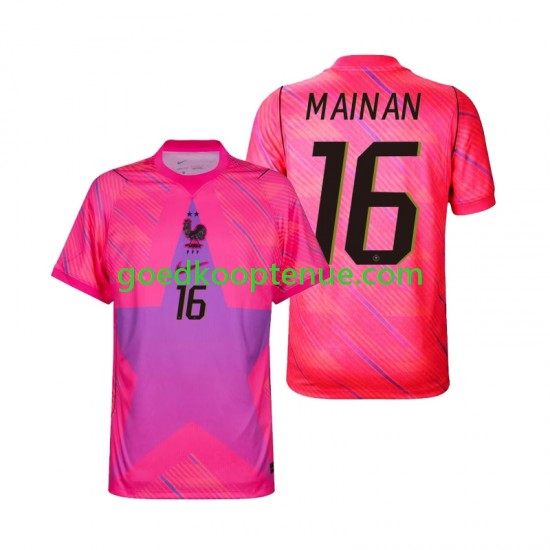 Uit Tenue van Frankrijk Keepersshirt Mike Maignan 16 Heren WK 2026 Korte Mouw