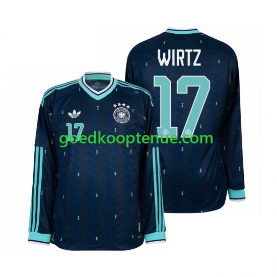 Uit Tenue van Duitsland Florian Wirtz 17 Heren WK 2026 Lange Mouw