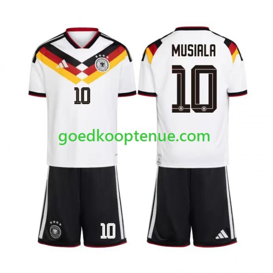 Thuis Tenue van Duitsland Jamal Musiala 10 Kind 2-13 jaar WK 2026 Korte Mouw