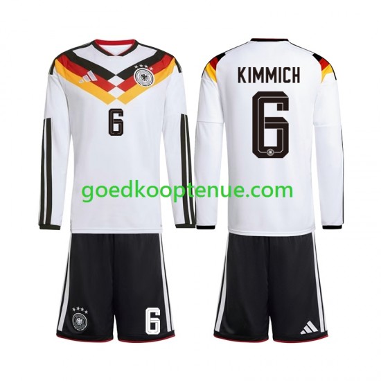 Thuis Tenue van Duitsland Joshua Kimmich 6 Kind 2-13 jaar WK 2026 Lange Mouw