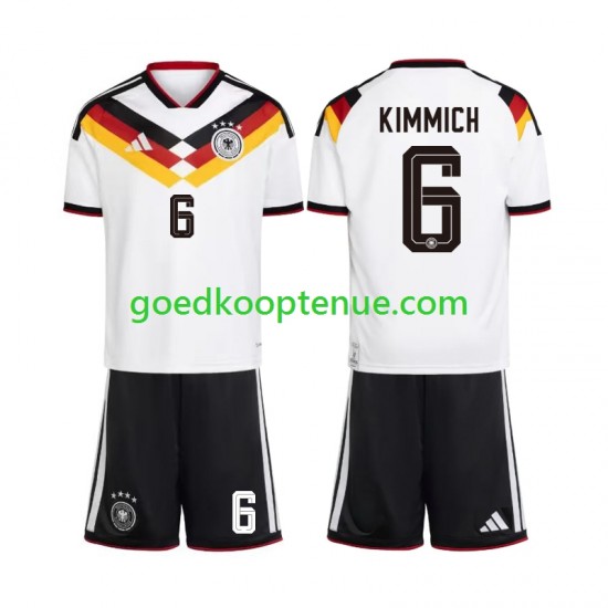 Thuis Tenue van Duitsland Joshua Kimmich 6 Kind 2-13 jaar WK 2026 Korte Mouw