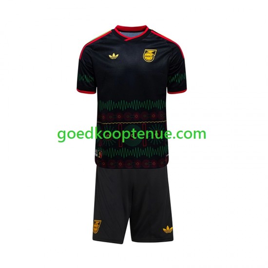 Uit Tenue van Jamaica Kind 2-13 jaar WK 2026 Korte Mouw