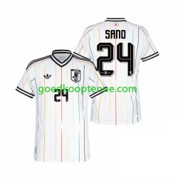 Uit Tenue van Japan Kaishu Sano 24 Heren WK 2026 Korte Mouw