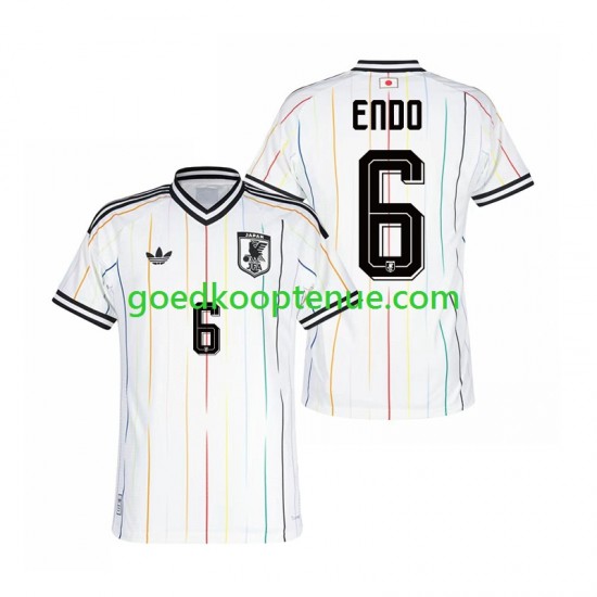 Uit Tenue van Japan Wataru Endo 6 Heren WK 2026 Korte Mouw
