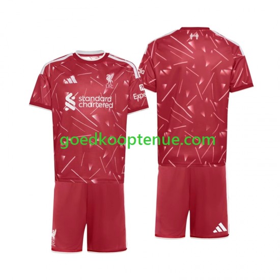 Thuis Tenue van Liverpool Kind 2-13 jaar 2026-27 Korte Mouw