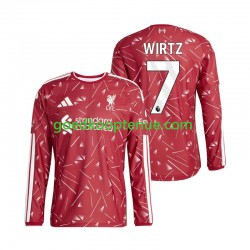 Thuis Tenue van Liverpool Florian Wirtz 7 Heren 2026-27 Lange Mouw