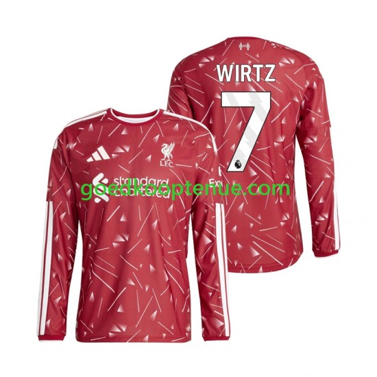 Thuis Tenue van Liverpool Florian Wirtz 7 Heren 2026-27 Lange Mouw