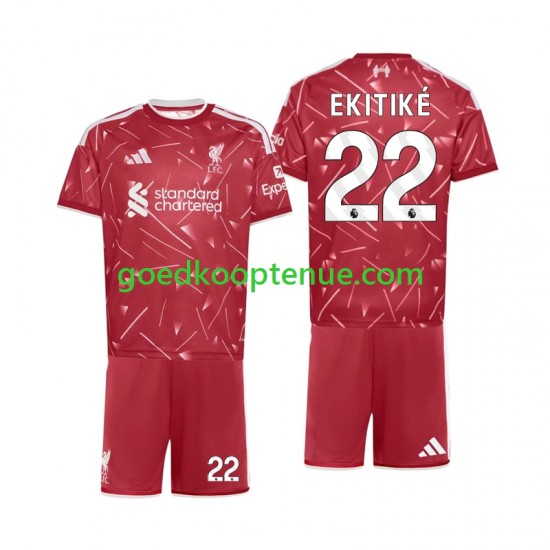 Thuis Tenue van Liverpool Hugo Ekitike 22 Kind 2-13 jaar 2026-27 Korte Mouw