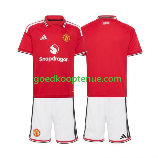 Thuis Tenue van Manchester United Kind 2-13 jaar 2026-27 Korte Mouw