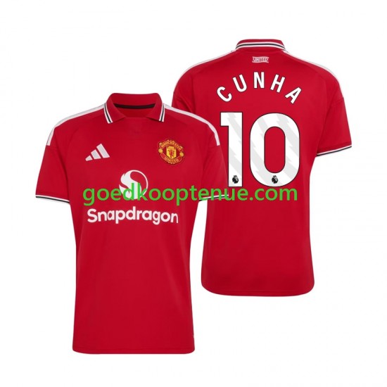 Thuis Tenue van Manchester United Matheus Cunha 10 Heren 2026-27 Korte Mouw