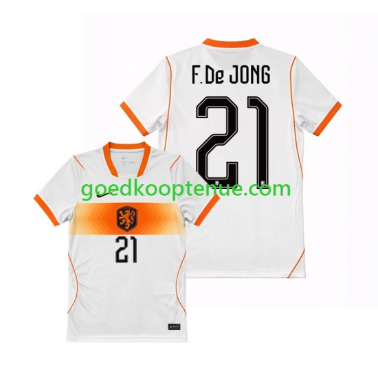 Uit Tenue van Nederland Frenkie de Jong 21 Heren WK 2026 Korte Mouw