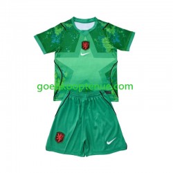3de Tenue van Nederland Keepersshirt Kind 2-13 jaar WK 2026 Korte Mouw