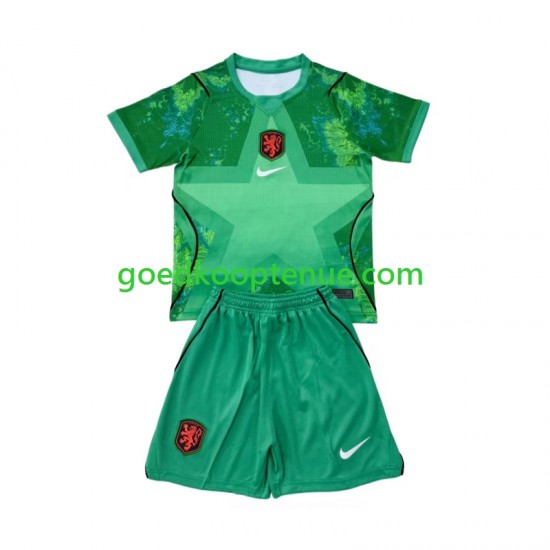 3de Tenue van Nederland Keepersshirt Kind 2-13 jaar WK 2026 Korte Mouw
