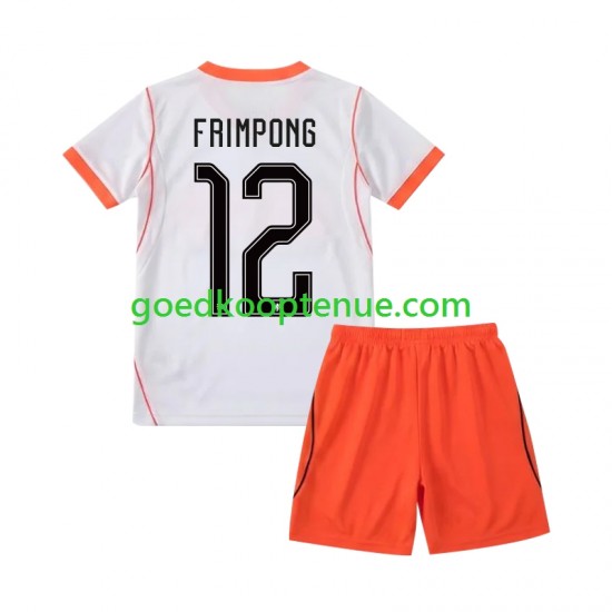 Uit Tenue van Nederland Jeremie Frimpong 12 Kind 2-13 jaar WK 2026 Korte Mouw