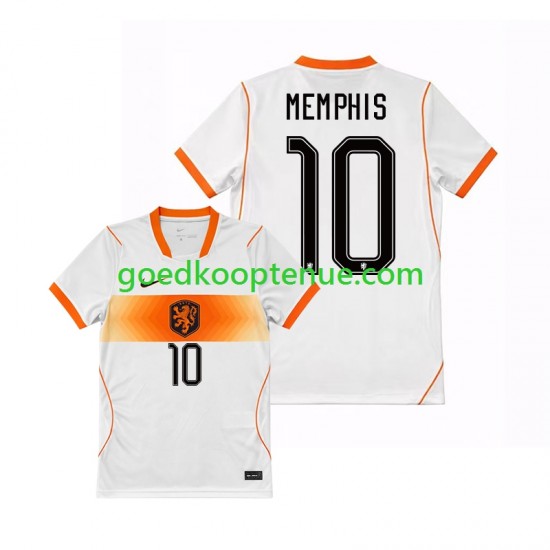 Uit Tenue van Nederland Memphis Depay 10 Heren WK 2026 Korte Mouw