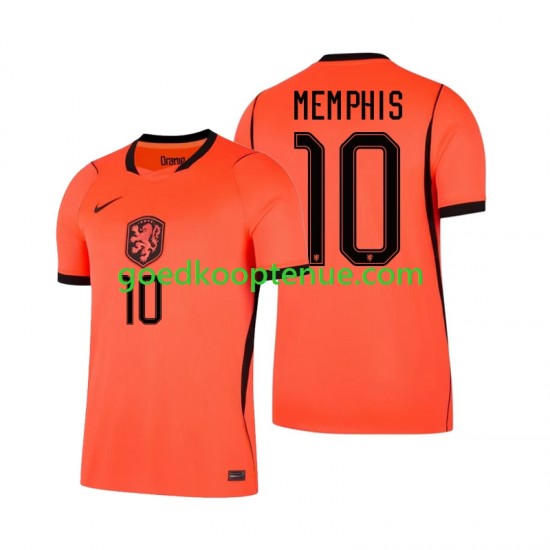 Thuis Tenue van Nederland Memphis Depay 10 Heren WK 2026 Korte Mouw