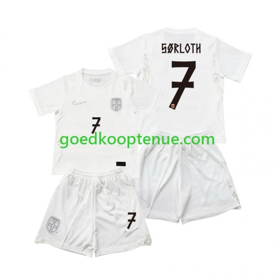 3de Tenue van Noorwegen Alexander Sorloth 7 Kind 2-13 jaar WK 2026 Korte Mouw