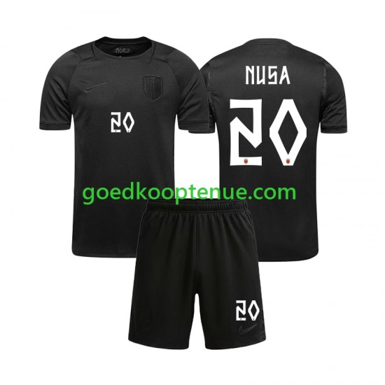 Uit Tenue van Noorwegen Antonio NUSA 20 Kind 2-13 jaar WK 2026 Korte Mouw
