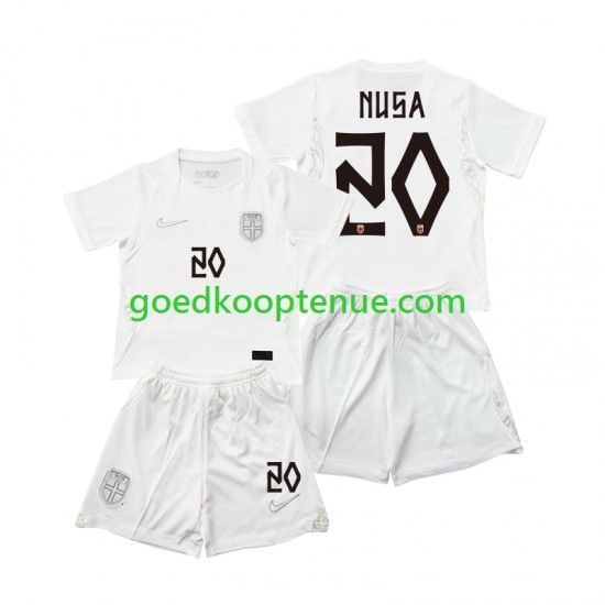 3de Tenue van Noorwegen Antonio NUSA 20 Kind 2-13 jaar WK 2026 Korte Mouw