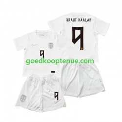 3de Tenue van Noorwegen Braut Haaland 9 Kind 2-13 jaar WK 2026 Korte Mouw