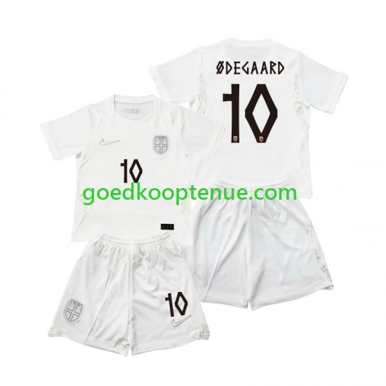3de Tenue van Noorwegen Martin Odegaard 10 Kind 2-13 jaar WK 2026 Korte Mouw