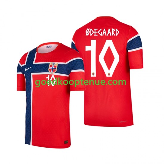 Thuis Tenue van Noorwegen Martin Odegaard 10 Heren WK 2026 Korte Mouw