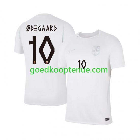 3de Tenue van Noorwegen Martin Odegaard 10 Heren WK 2026 Korte Mouw