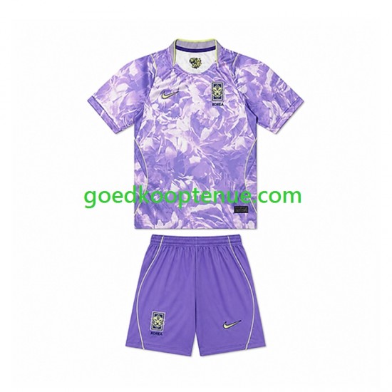 Uit Tenue van Zuid-Korea Kind 2-13 jaar WK 2026 Korte Mouw
