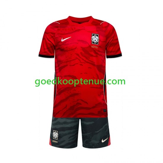Thuis Tenue van Zuid-Korea Kind 2-13 jaar WK 2026 Korte Mouw