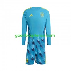 Thuis Tenue van Spanje Keepersshirt Kind 2-13 jaar WK 2026 Lange Mouw